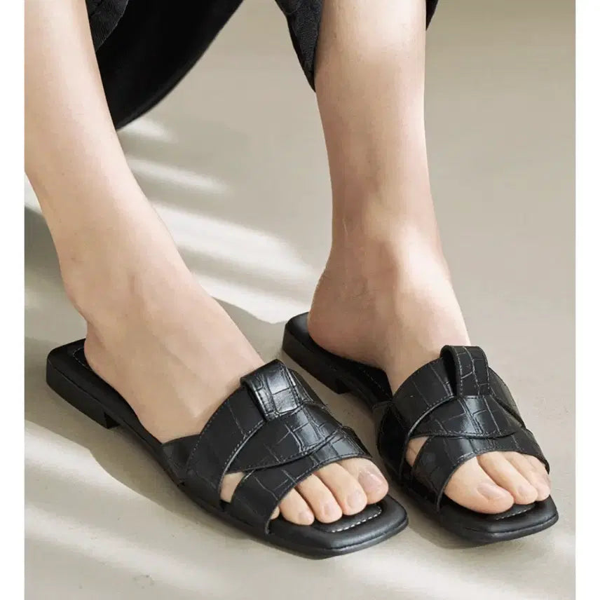 [BUNJANG] Piccadilly Mules Slippers Sandals - Size 250 (Flight Attendant Shoes) / 피카딜리 슬리퍼 뮬 샌들 250사이즈 (승무원 구두)