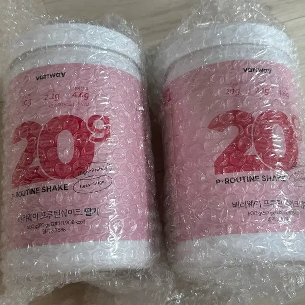 [BUNJANG] Barryway Strawberry Protein Shake Large Size Sealed / 배리웨이 딸기 단백질 쉐이크 대용량 미개봉