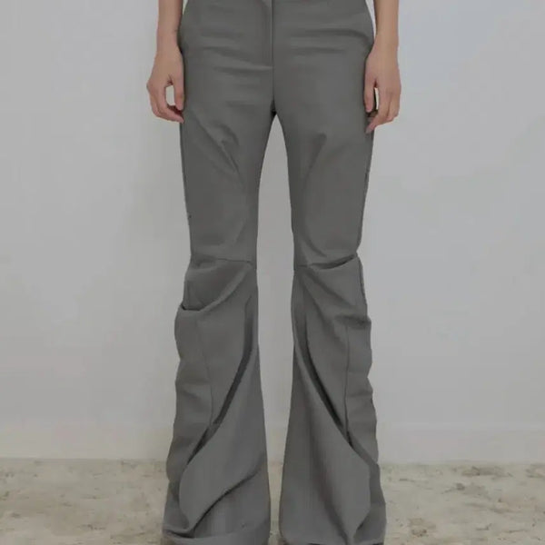 [BUNJANG] Flareup Draping Pants Grey Size 2 / 플레어업 드레이프 팬츠 그레이 2사이즈