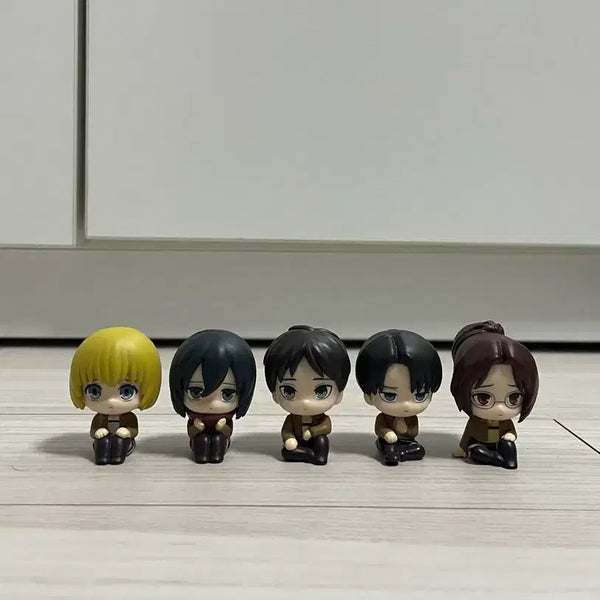 [BUNJANG] Attack on Titan Machi Bouke Gacha Set (5 Types) / 진격의 거인 마치보우케 언제오려나 가챠 5종 세트
