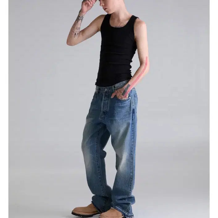 [BUNJANG] INNIR 252 Flare Denim Pants Size 4 / INNIR 252 플레어 데님 4사이즈