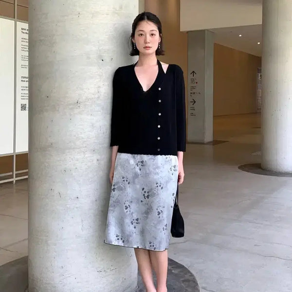 [BUNJANG] The Row Floral Midi Skirt / 더스 진 플로럴 미디스커트 ders