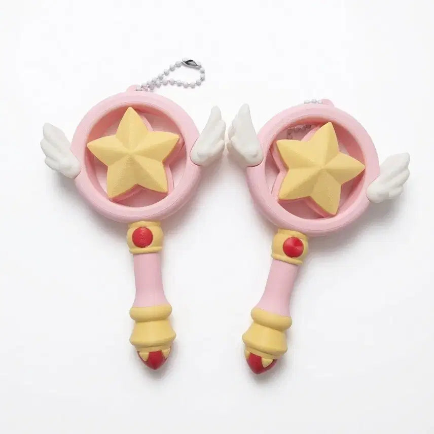 [BUNJANG] Cherry Wand Clicker Keychain / 체리 요술봉 클리커 키링