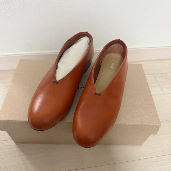 [BUNJANG] Lemaire Leather Slippers Loafers Size 38 / 르메르 슬리퍼 로퍼 38사이즈