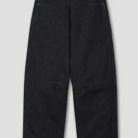 [BUNJANG] Dive In Fog Service Wide Curved Denim Pants Indigo Size 1 / 다이브인 포그서비스 와이드 커브드 데님팬츠 인디고 1사이즈