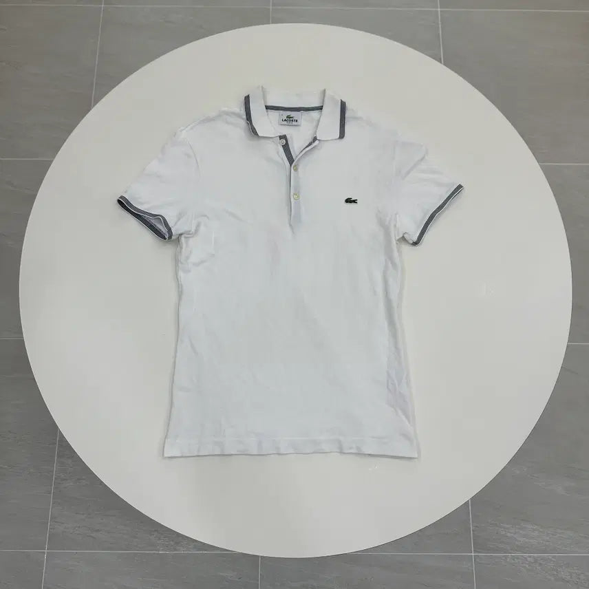 [BUNJANG] Lacoste Men's Short Sleeve Polo Shirt Size 3 (Korean 95-100, L) / 라코스테 남성 반팔카라티 3 한국95-100 L
