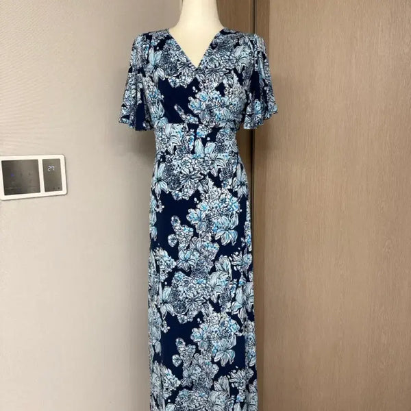 [BUNJANG] Wrap Dress (Free Size, Like New) / 랩원피스(프리사이즈/거의새것)