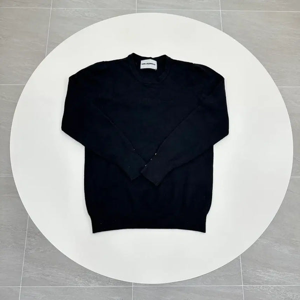 [BUNJANG] Karl Lagerfeld Black Knit Top Size S / 칼 라거펠트 블랙 니트탑 S 90