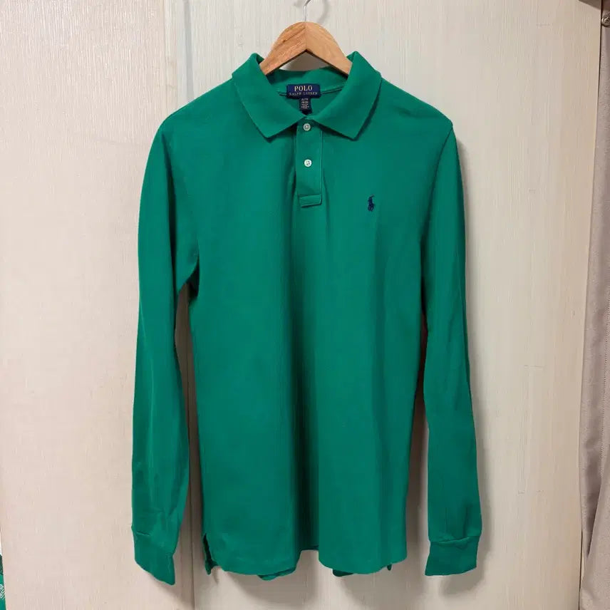 [BUNJANG] Polo Ralph Lauren Green Long Sleeve Polo Shirt XL / 폴로 랄프로렌 그린 긴팔 카라티