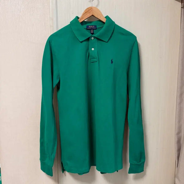 [BUNJANG] Polo Ralph Lauren Green Long Sleeve Polo Shirt XL / 폴로 랄프로렌 그린 긴팔 카라티