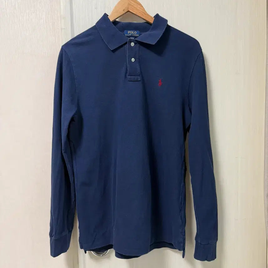[BUNJANG] Polo Ralph Lauren Navy Long Sleeve Polo Shirt XL / 폴로 랄프로렌 네이비 긴팔 카라티