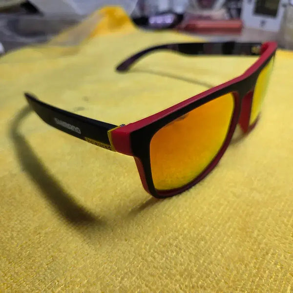 [BUNJANG] Shimano Sports Polarized Sunglasses Red / 시마노 스포츠 선글라스 편광 렌즈 레드