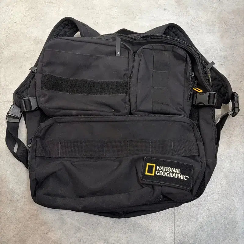 [BUNJANG] National Geographic Utility Backpack Black / FREE 내셔널지오그래픽 유틸리티 백팩 블랙