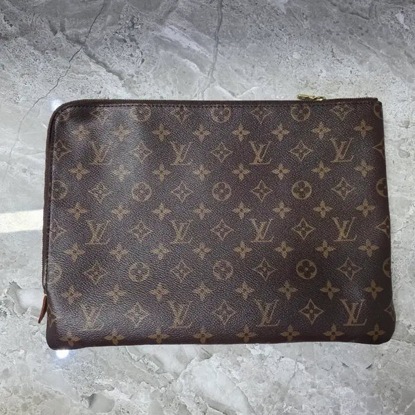 [BUNJANG] Louis Vuitton Monogram Etui Voyage MM Zip Pouch Bag / 루이비통 모노그램 에튀 보야주 mm 지퍼 클러치백