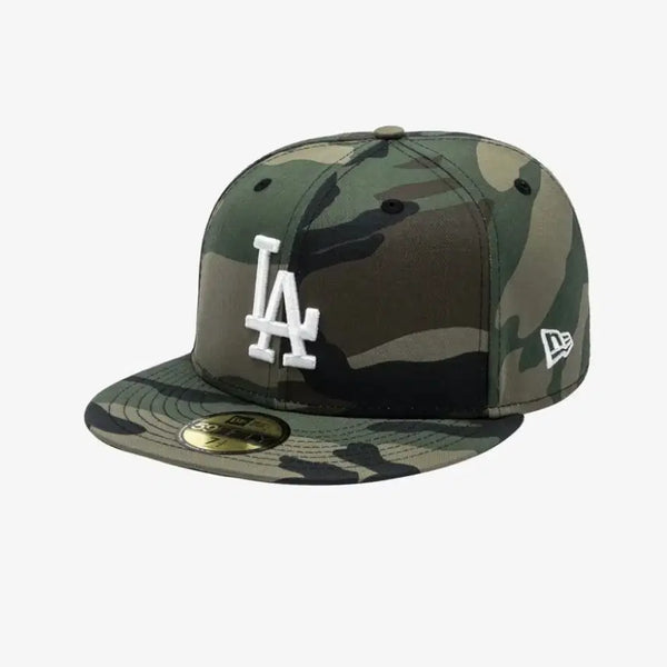 [BUNJANG] New Era MLB LA Dodgers Fitted Cap Camo / 뉴에라 mlb LA다저스 피티드캡 카모 볼캡 스냅백 모자 718