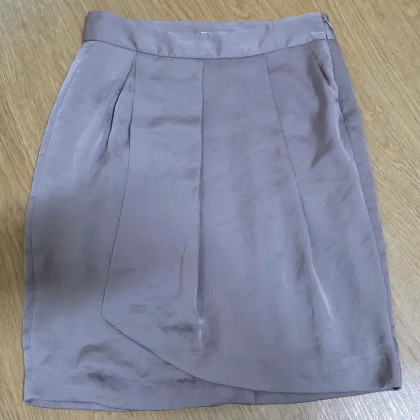 [BUNJANG] Paola Frani Wrap Skirt Gray / 파올라 프라니 랩스커트