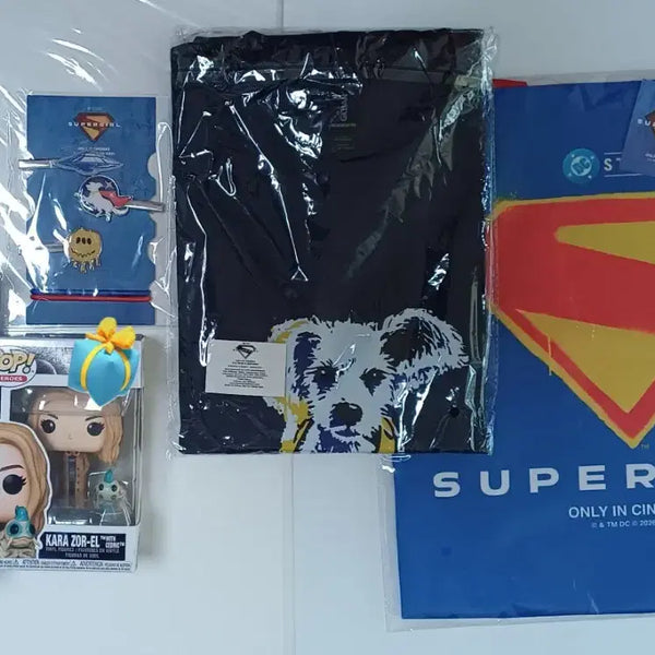 [BUNJANG] Supergirl Merchandise T-Shirt Eco Bag Pop Mart Keychain Cup / 슈퍼걸 굿즈 티셔츠 에코백 팝마트  키링 컵  택배비포함