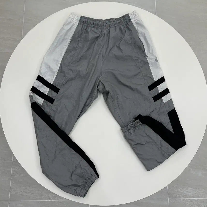 [BUNJANG] Nike Woven Track Pants Grey White M / 나이키 우븐 트랙 팬츠 회색 흰색 b19 M
