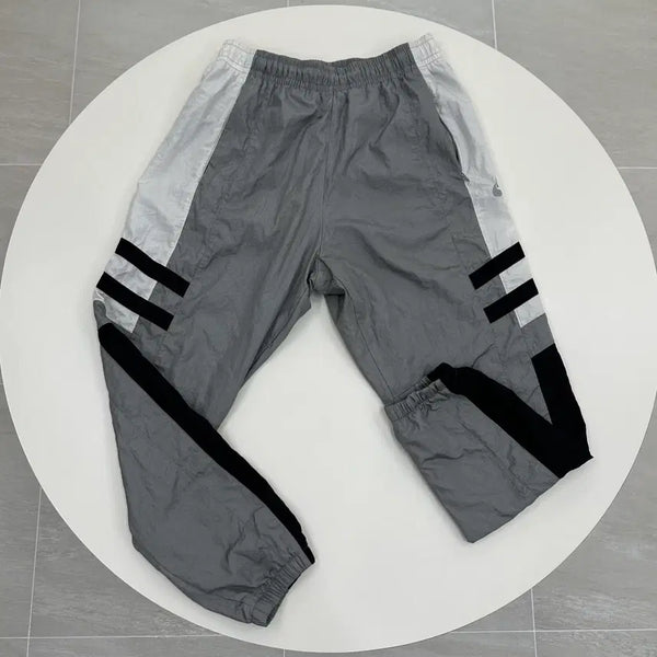 [BUNJANG] Nike Woven Track Pants Grey White M / 나이키 우븐 트랙 팬츠 회색 흰색 b19 M