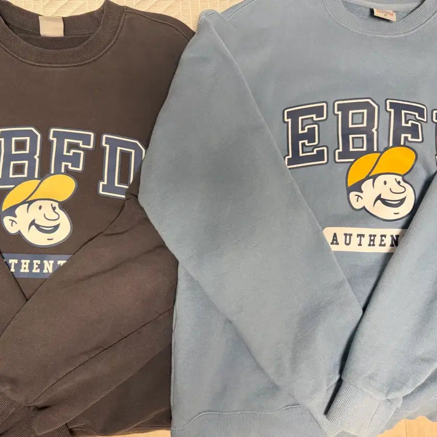 [BUNJANG] Ebetfield Long Sleeve Sweatshirts (Set of 2) / 이벳필드 긴팔 2장(두장 함께 판매)