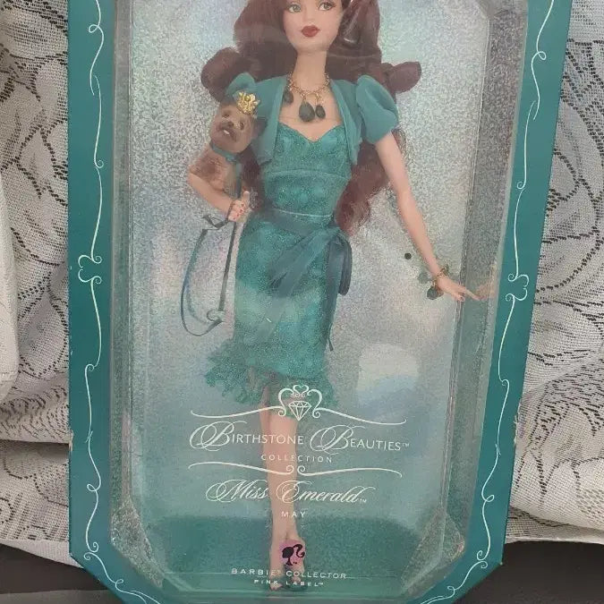 [BUNJANG] Mattel Barbie Collector Emerald Birthstone Box / 마텔 바비 컬렉터 에메랄드 탄생석 박스 미개봉