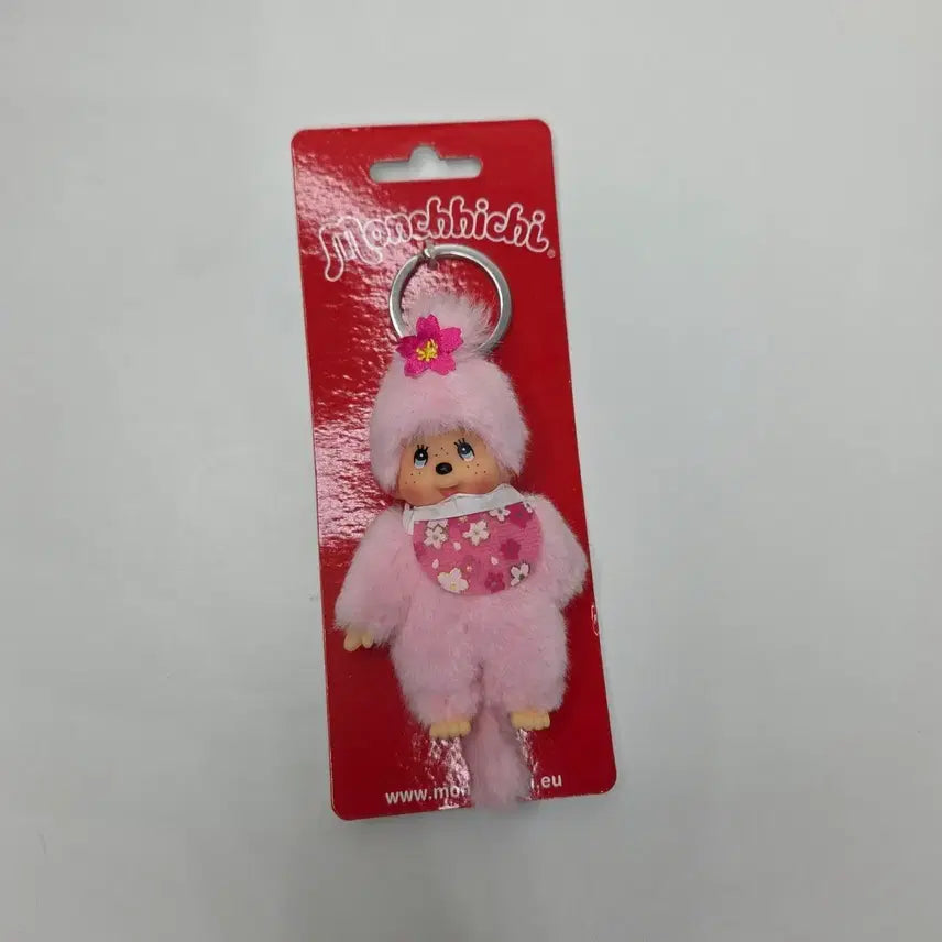 [BUNJANG] Sakura Monchhichi Keychain / 사쿠라 몬치치 키링