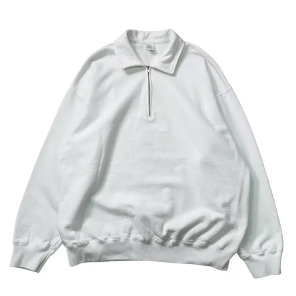 [BUNJANG] Thomas More Half Zip-Up Sweatshirt / 토마스모어 하프집업 맨투맨