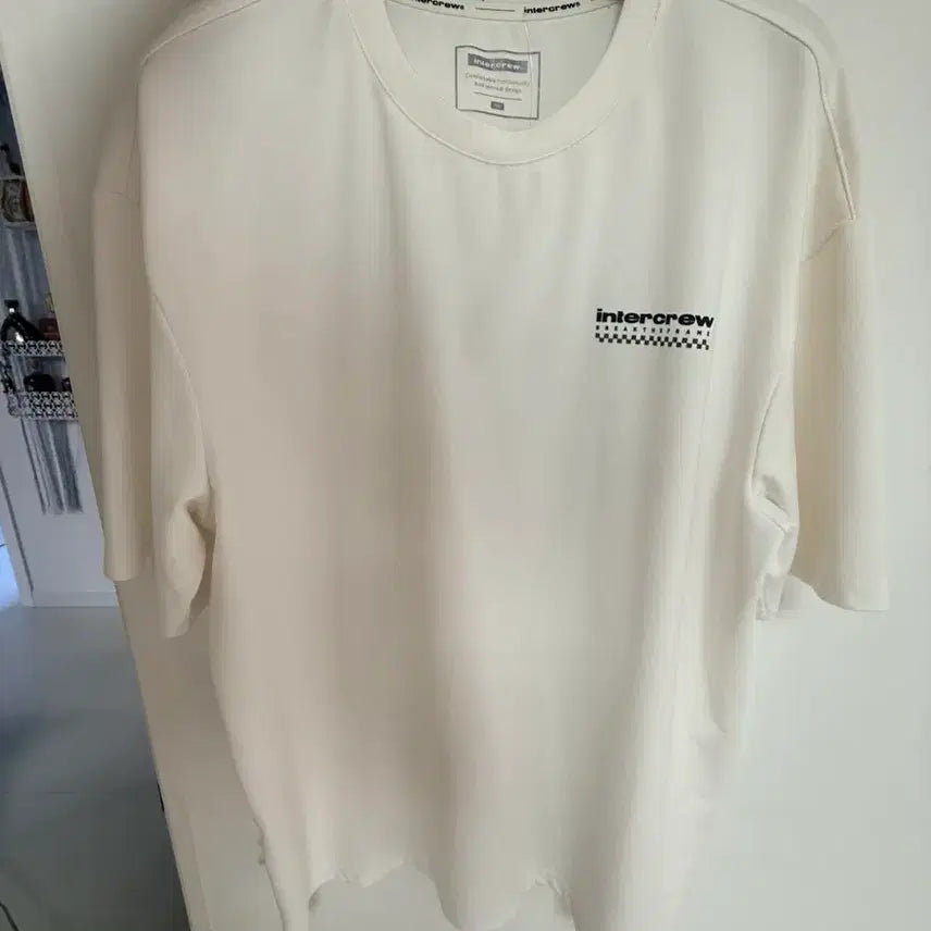 [BUNJANG] Intercrew White Short Sleeve T-Shirt Size 100 / 인터크루 흰색 반팔 티셔츠 100