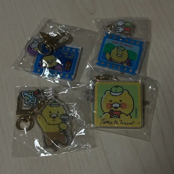 [BUNJANG] Kakao Friends ChunSik Acrylic Keyring Bundle / 춘식이 아크릴 키링 미개봉 새제품 일괄