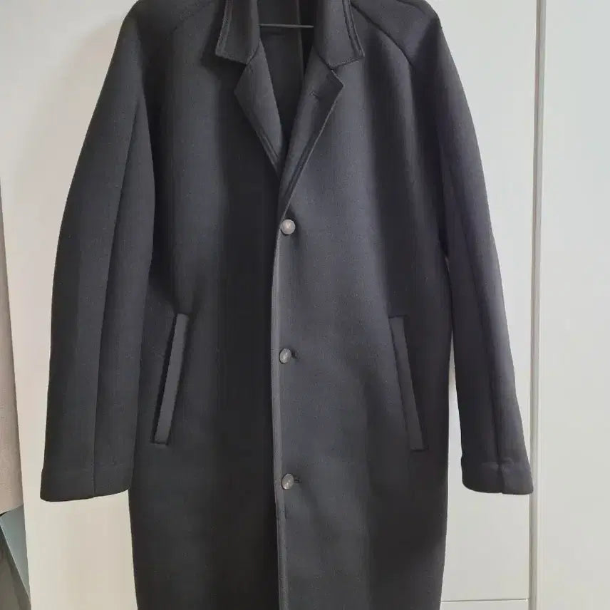 [BUNJANG] Solid Homme Black Wool Coat / 남성 솔리드옴므 블랙 코트 48