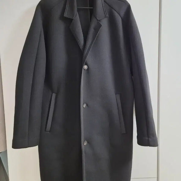 [BUNJANG] Solid Homme Black Wool Coat / 남성 솔리드옴므 블랙 코트 48