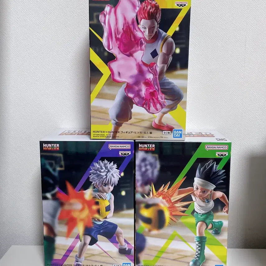 [BUNJANG] Hunter x Hunter Gon, Killua, Hisoka Grid Island Dodgeball Figure (Sealed) / 미개봉 헌터헌터 곤 키르아 히소카 그리드 아일랜드 피구 피규어