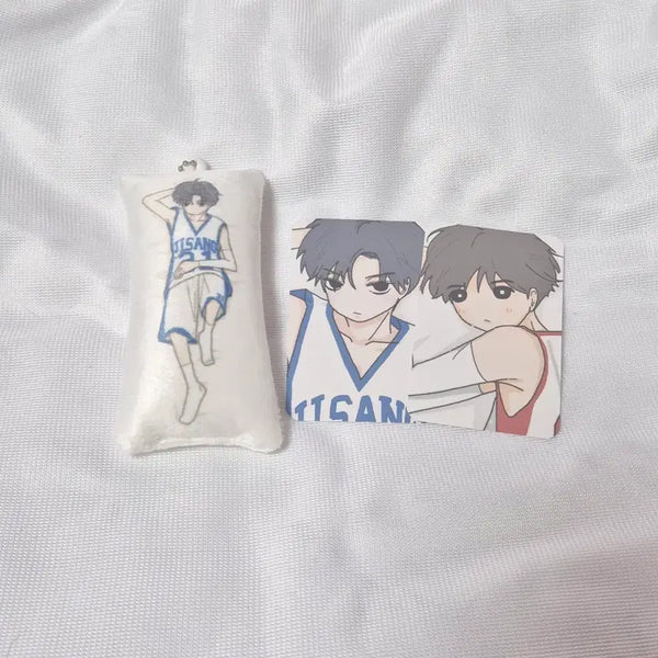 [BUNJANG] Garbage Time Jeon Young-joong Sung Joon-soo Dakimakura Keyring & Photocard Bundle Set / 가비지타임 갑타 전영중 성준수 빵준 다키마쿠라 키링 포카 일괄