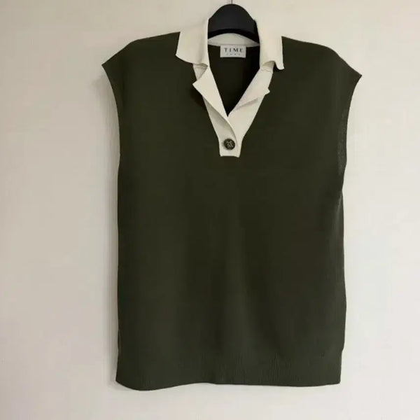[BUNJANG] Time 23SS Knit Khaki / 타임 23SS 니트 카키