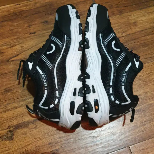 [BUNJANG] Men's Black & White Sneakers (Size 275) / 급처요 중고 운동화275 팝니다