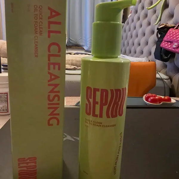 [BUNJANG] Sepibu Quick Clean Oil to Foam Cleanser 200ml / 세피부 퀵 클린 오일 투 폼 클렌저 200ml