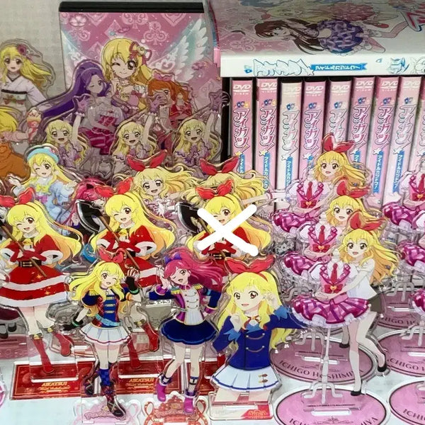 [BUNJANG] Aikatsu! Ichigo Hoshimiya & Ringo Acrylic Standee Bundle / 아이카츠 아이엠스타 호시미야 이치고 라임 위주 아크릴 대량 양도