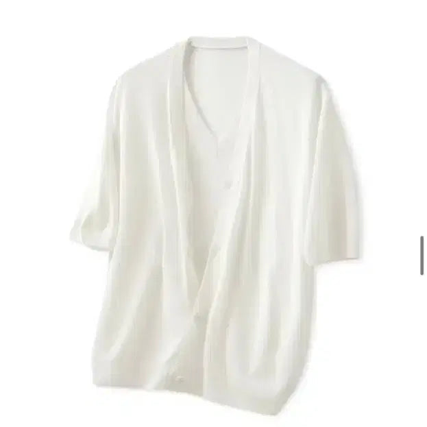 [BUNJANG] Noir Layered Cardigan 48 / 노이어 레이어드 가디건 48