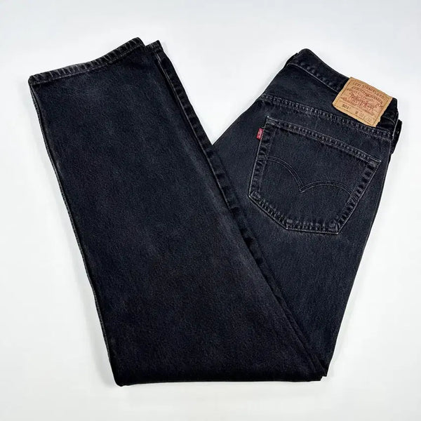 [BUNJANG] Levi's 501 Original Black-Blue Denim Pants 00s / (38) 00s 리바이스 501 오리지널 흑청 데님팬츠
