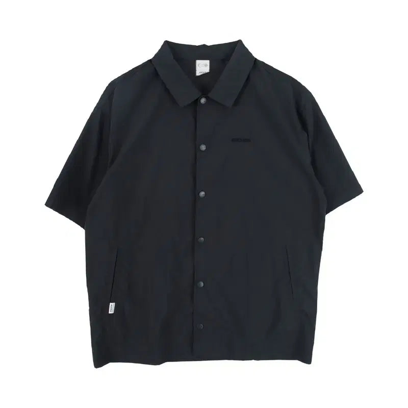 [BUNJANG] Eider Men's Nylon Logo Short Sleeve Shirt (M) / 아이더 (MEN - M) 나일론 로고 반팔 셔츠