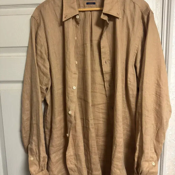 [BUNJANG] Polo Ralph Lauren Custom Fit Linen Shirt XL / 폴로랄프로렌 커스텀핏 린넨셔츠 XL