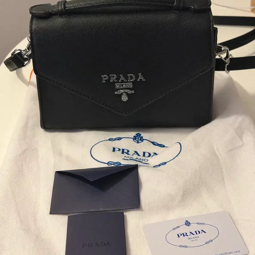 [BUNJANG] Prada Saffiano Black Mini Bag / 프라다 사피아노 블랙 미니백
