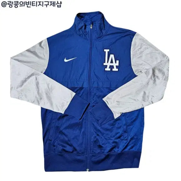 [BUNJANG] Nike Swoosh LA Dodgers Baseball Jacket / 나이키 스우시 스트릿 LA 다저스 야구 자켓