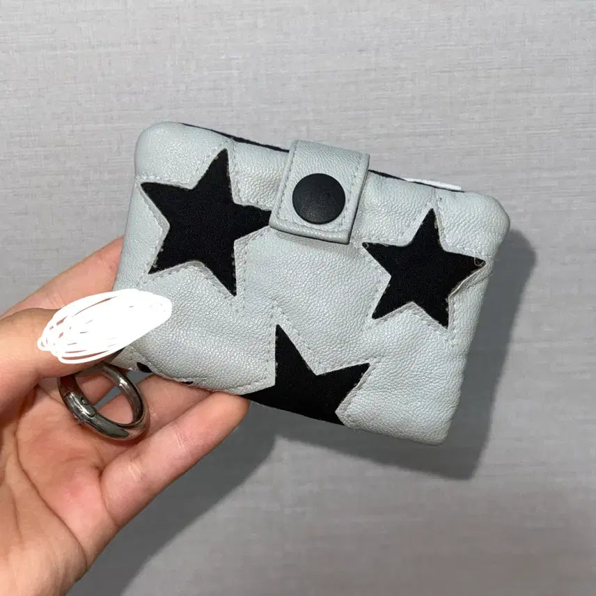 [BUNJANG] Puppy Book Club Lucky Card Wallet Gray Black / 퍼피북클럽 럭키 카드 북 지갑 그레이 블랙 양도