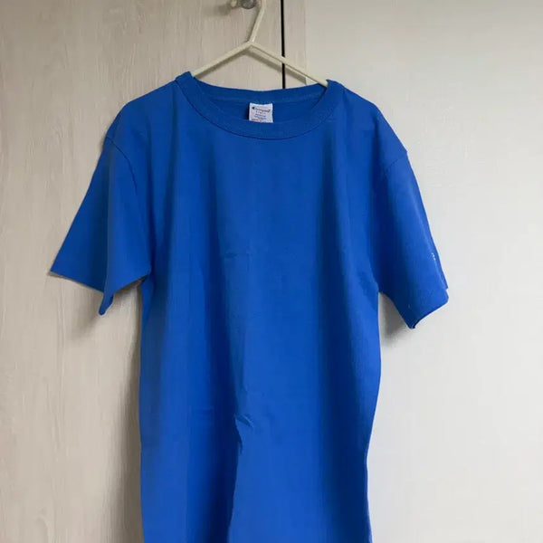 [BUNJANG] Champion T1011 T-Shirt Sky Blue / [m] 챔피온 t1011반팔 (스카이블루)