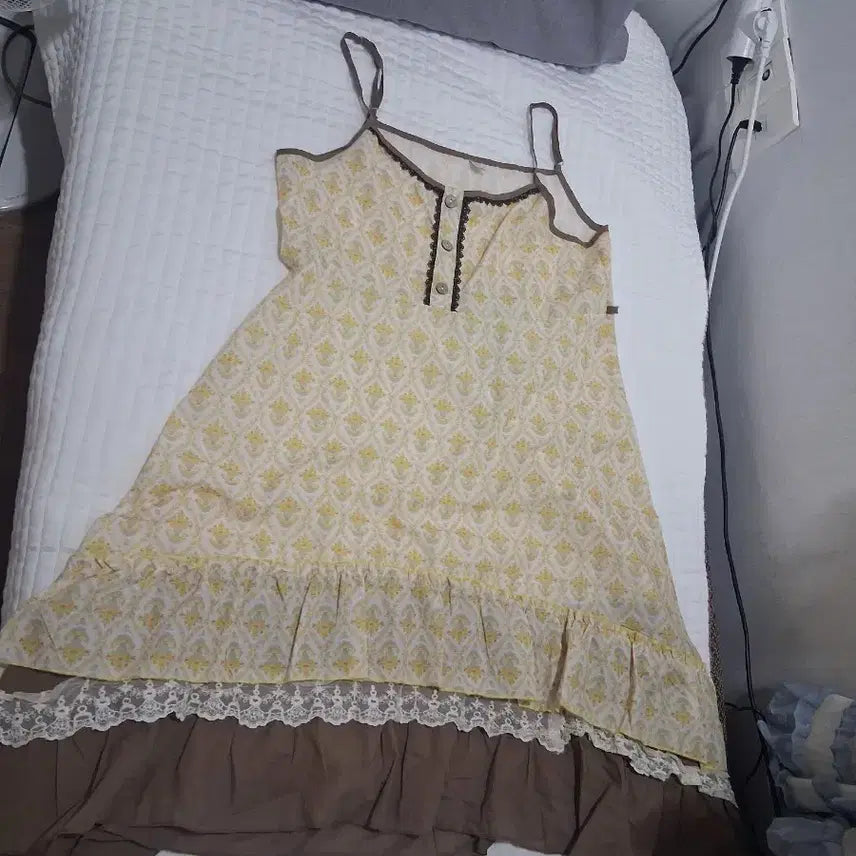 [BUNJANG] Mori Girl Vintage Style Camisole Dress / 모리걸 빈티지 스타일 나시 원피스