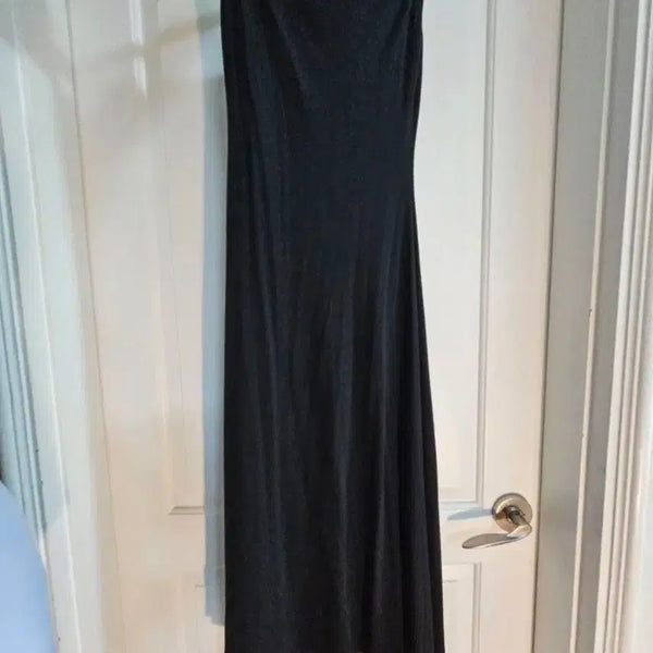 [BUNJANG] Black Slip Long Dress / 블랙 슬립 롱 원피스