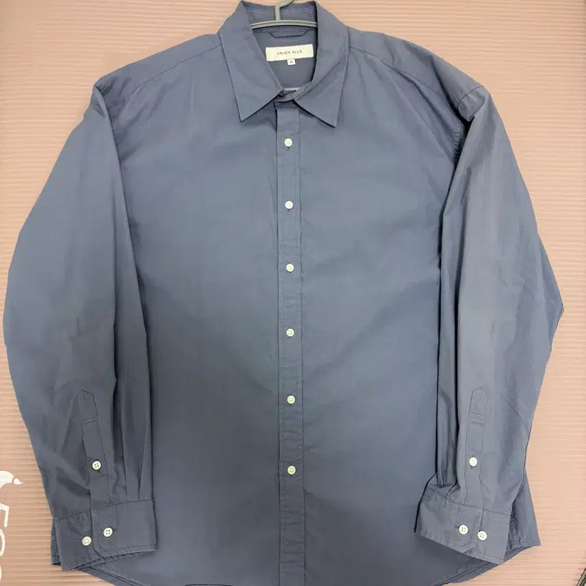 [BUNJANG] UNIONBLUE Laundry Shirt Ice Blue / 유니온블루 런드리셔츠 M