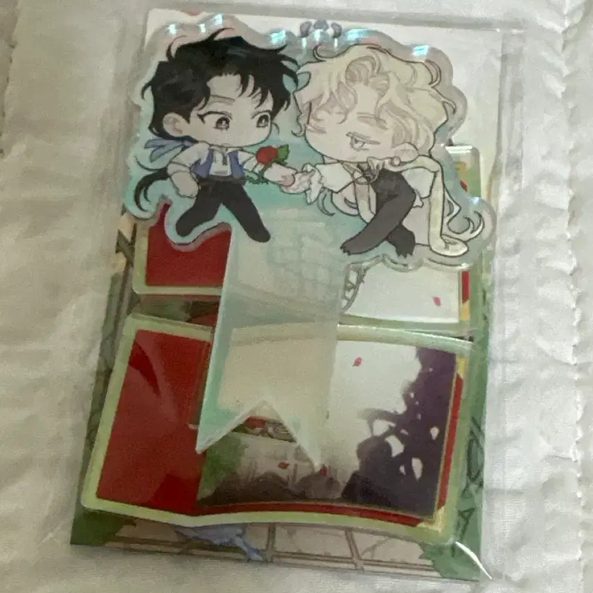[BUNJANG] Märchen Rose and Champagne Mini Pop-Up Book Acrylic (Sealed) / 메르헨 장미와샴페인 미니팝업북 아크릴 미개봉 장샴