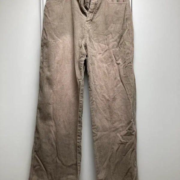 [BUNJANG] Standard Corduroy Wide Pants Beige / 무탠다드 코듀로이 와이드 팬츠 28사이즈